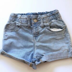 Cat & Jack Light Wash Denim Shorts with Elastic Waist